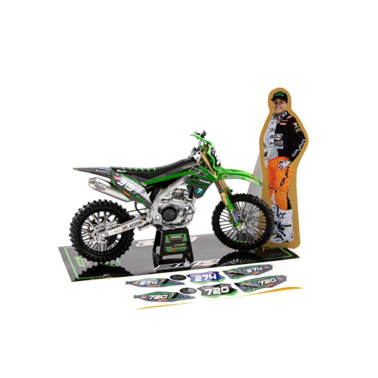 Kawasaki KX450F Q.M.Prugnieres Motocross Makett #1