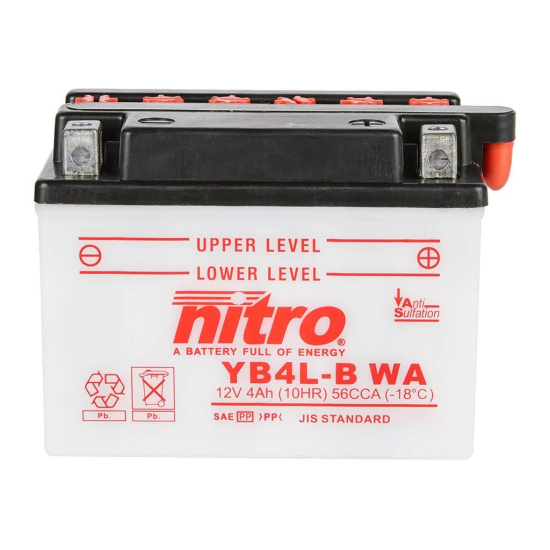 NITRO Akkumulátor YB4LB WA #1