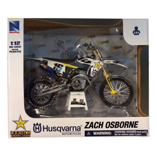 Miniatűr Motocross Husqvarna FC450 Rockstar Z. Osb