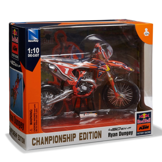 RED BULL KTM Miniatűr KTM 450SX-F Versenymotor #1 #1