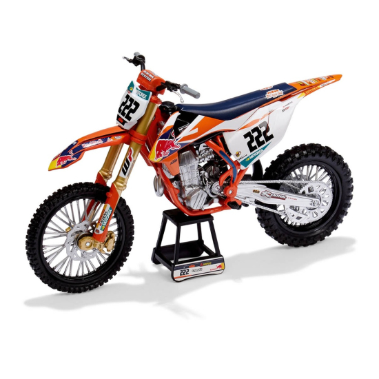 RED BULL KTM Miniatur KTM 450SX-F Verseny Motorkerékpár #222