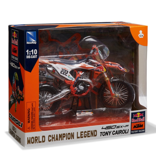 RED BULL KTM Miniatur KTM 450SX-F Verseny Motorkerékpár #222 #1