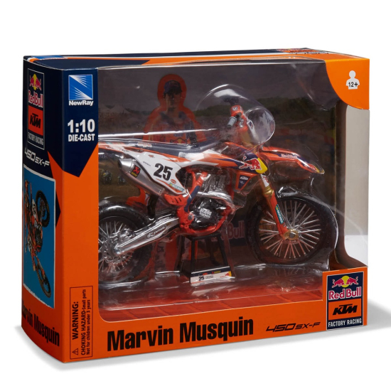 RED BULL KTM Miniatűr KTM 450SX-F Versenymotorkerékpár #25 #2