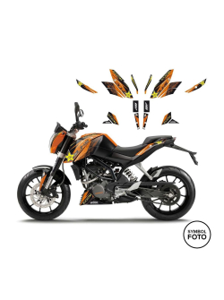 FEKETEMADÁR Dekorbogen ROCKSTAR ENERGY KTM