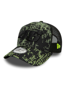 VR46 Sapka Glitch Print EF Trucker