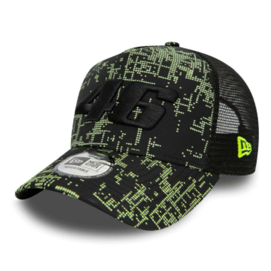 VR46 Sapka Glitch Print EF Trucker