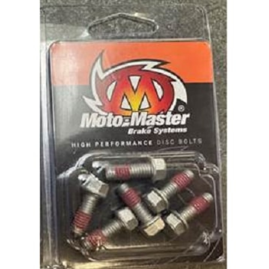 MOTO-MASTER Brake Rotor Bolts M6X16 HEX 012003