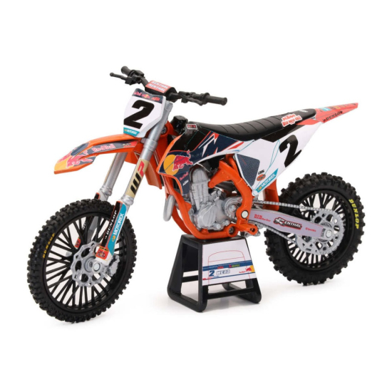 Miniatűr Motocross 1:12 KTM Red Bull 450 C. Webb