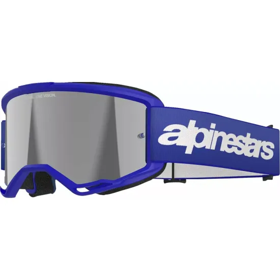 ALPINESTARS GOGGLES Vision 3 Wordmark Goggle BL MIRROR-SIL 5103225-7266