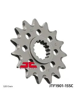 JT SPROCKETS Front Sprocket MX Self-Cleaning, Lightweight 15T 520 SC JTF1901.15SC