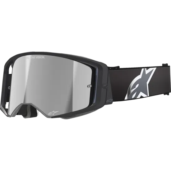 ALPINESTARS Supertech Corp Goggle BLK/GRY MIRROR-SIL 5100325-1513