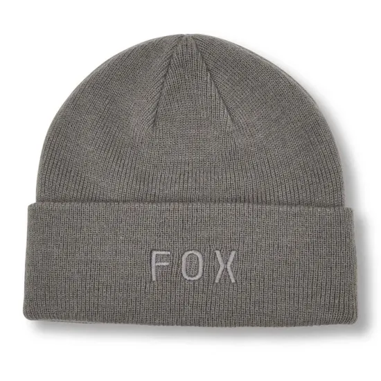 Fox Racing Wordmark Beanie - 32866-052-OS (Pewter)