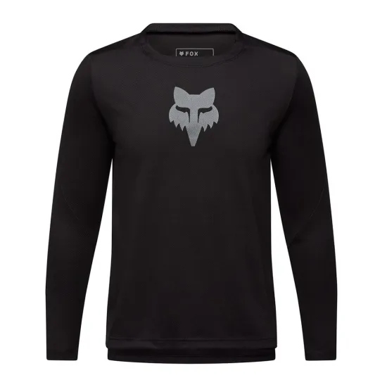 Youth Ranger Fox Head Long Sleeve MTB Jersey (33448-001-YS) - FOXCONN