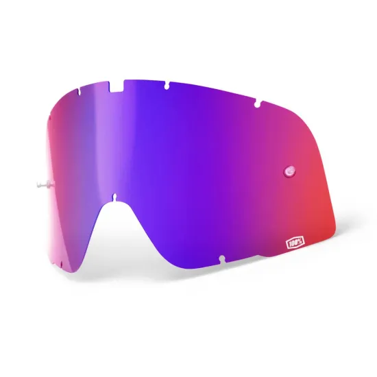 100% Barstow Replacement Lens - Red/Blue Mirror (59001-00001)