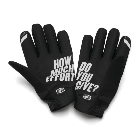 100% Brisker Motocross Glove - Black #1