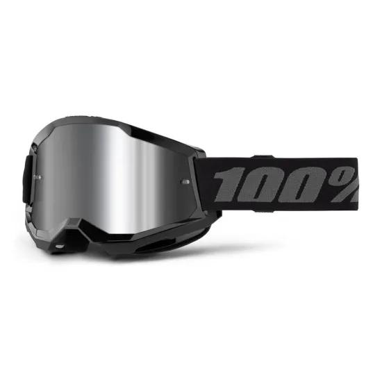 100% Strata 2 Jr. Goggles - Mirror Silver