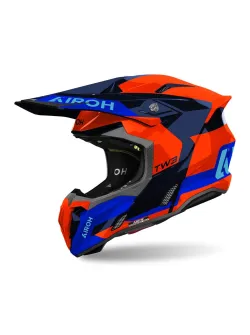 AIROH Motocross kaciga Twist 3 Fancy narančasta/plava, sjajna