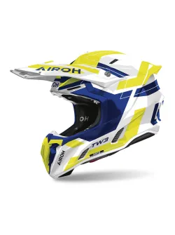 AIROH Motocross kaciga Twist 3 Dynasty Blue/Yellow Gloss