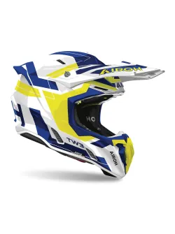 AIROH Motocross kaciga Twist 3 Dynasty Blue/Yellow Gloss