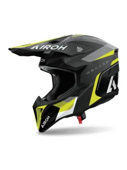 AIROH motocross kaciga Wraaap Conquer, žuta mat