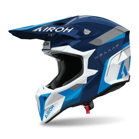 AIROH Motocross kaciga Wraaap Conquer, sjajna plava