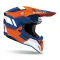 AIROH Wraaap Vision Motocross Helmet Orange/Blue Gloss (WRAV32-2XS)