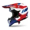 AIROH Motocross kaciga Wraaap Vision, crveno-plava, sjajna