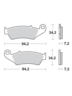 MOTO-MASTER FÉKBETÉT OFFROAD SINTER PRO RACING 093411