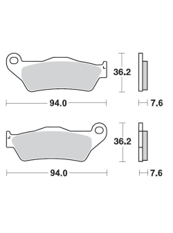 MOTO-MASTER Racing Fékbetétek Offroad 093011