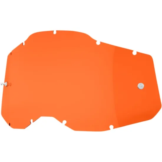 100% Accuri 2/Racecraft 2/Strata 2 Goggle Lens ORANGE 59077-00007