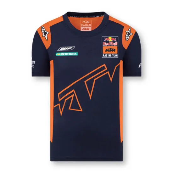 2022 - Red Bull KTM Official Teamline Póló (Narancs-Navy) - M-151360-L