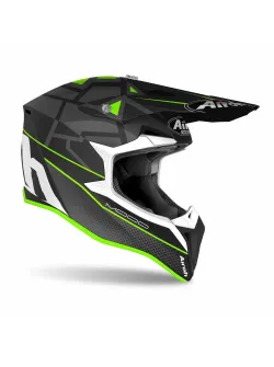 Airoh MX Wraap Mood Motocross Buk&oacute;sisak (Z&ouml;ld matt) WRM33-XS