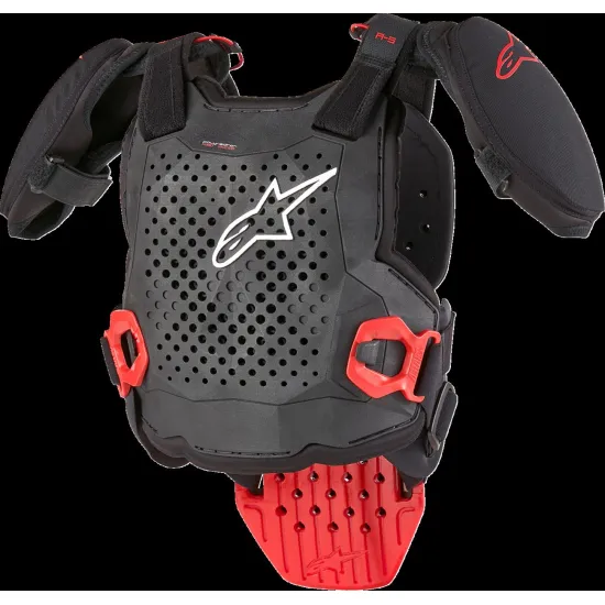 Alpinestars A5 V2 Gyerek Páncél (Fekete-Piros) 6740224-123-S/M