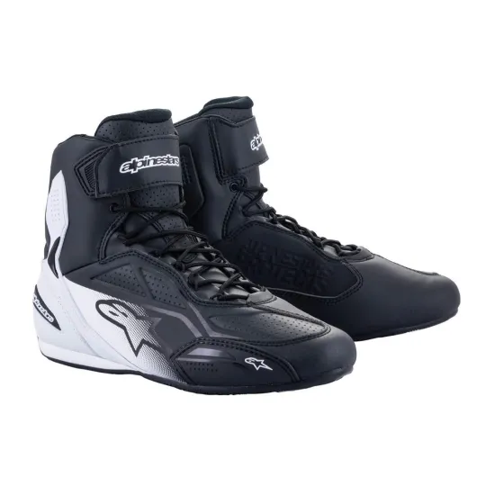 Alpinestars Faster 3 Motoros Cipő (Fekete-Fehér) 2510219-12-10