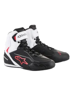 Alpinestars Faster 3 Motoros Cipő (Fekete-Feh&eacute;r-Piros) 2510219-123-11