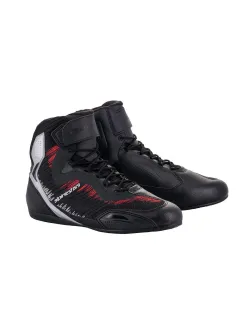 Alpinestars Faster 3 Rideknit Motoros Cipő (Black-Silver-Red) 2510319-1930-12.5