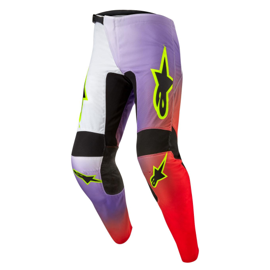 Alpinestars Fluid Lucent MX 2024 Nadrág (Piros- Sárga Fluo-Lila) 3723724-2029-34