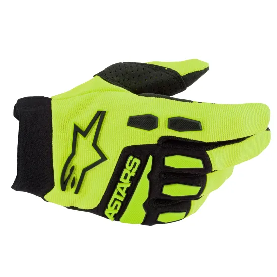 Alpinestars Full Bore Gyerek MX Kesztyű (Fluo Sárga-Fekete) 3543622-551-YL