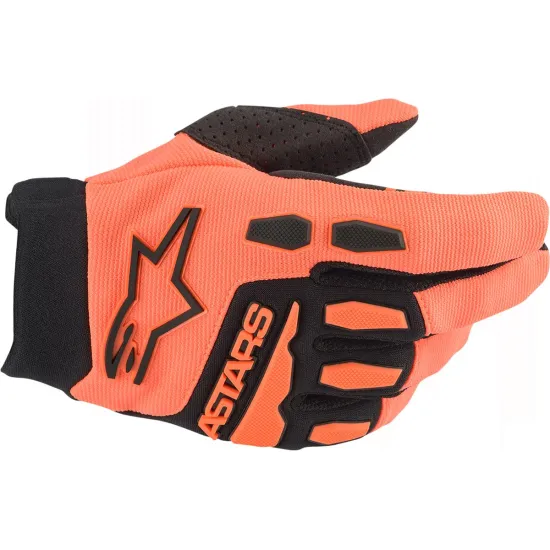 Alpinestars Full Bore Gyerek MX Kesztyű (Narancs-Fekete) 3543622-41-S