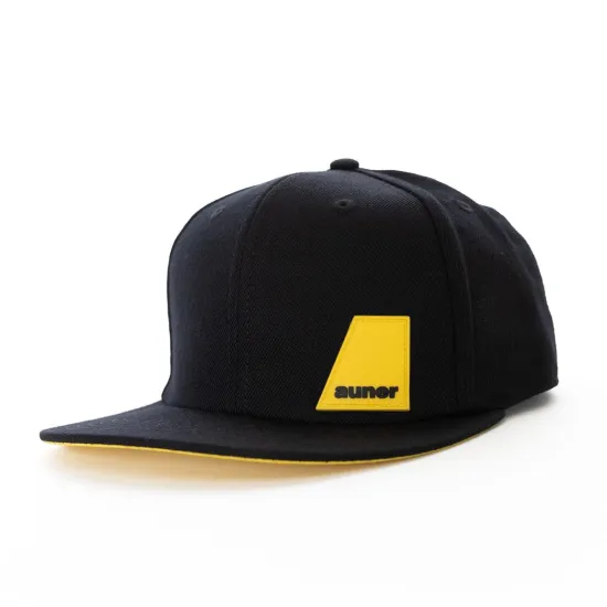 Auner Snapback Sapka (Fekete-Sárga) A-1014