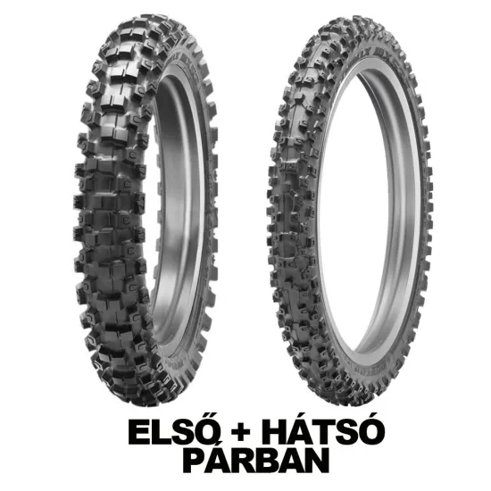 Dunlop Geomax MX53 Hátsó + Első Gumi PÁRBAN 636577+636587