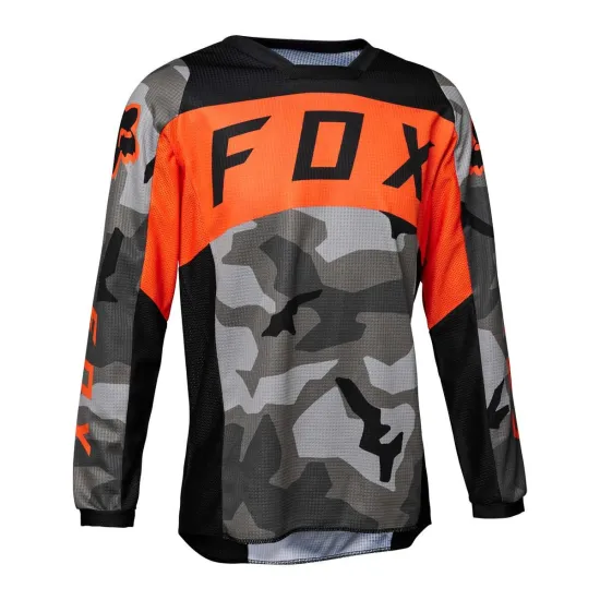 Fox 180 bnkr Gyerek Motocross Mez (Szürke camo) 28830-033-YS