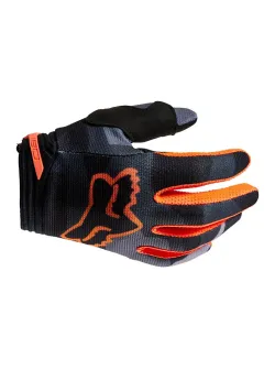 Fox 180 BNKR Gyerek MX Kesztyű (Szürke-Camo) 29745-033-YS