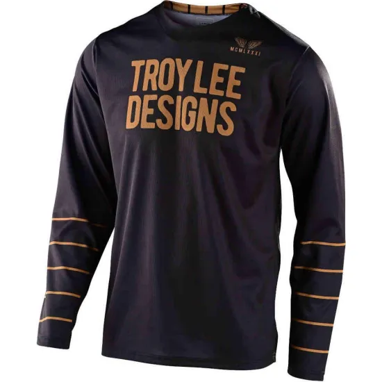 TLD GP Pinstripe Motocross Mez (Fekete-Arany) 307-018-015-XL