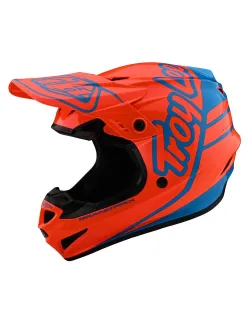 TLD GP Silhoutte ECE MX Bukósisak (Narancs-cián) 103-757-024-L