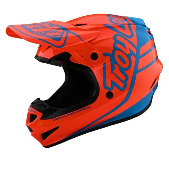 TLD GP Silhoutte ECE MX Bukósisak (Narancs-cián) 103-757-024-L