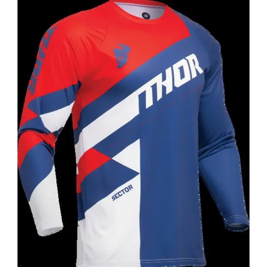 THOR Sector Checker Jersey CHKR BK/GY 3X 2910-7585