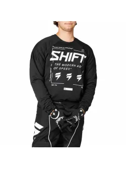 SHIFT Motocross Jersey White Label Bliss black-white 26219-018-2XL