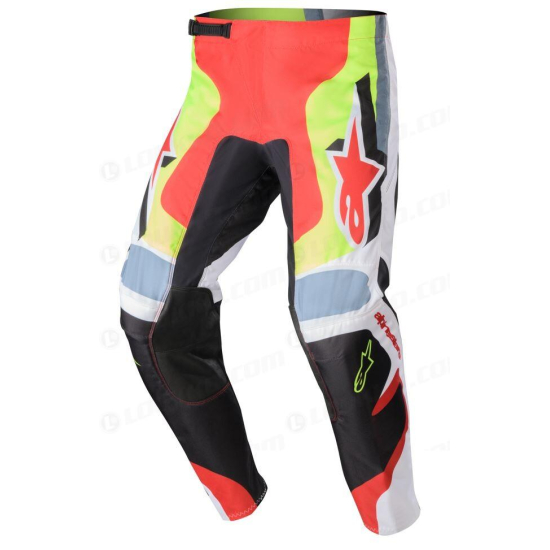 Alpinestars Fluid Agent Motocross Nadrág (Piros-Fluo) 3722223-1125-30