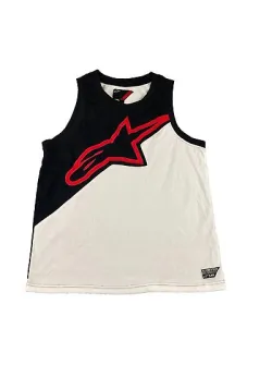 ALPINESTARS Tee sleeveless tank shirt White L 411202